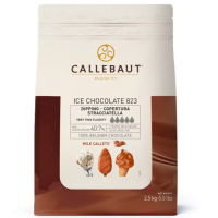 Шоколад молочный 40,7% для приготовления глазури, №823, Callebaut, Бельгия, 2,5 кг
