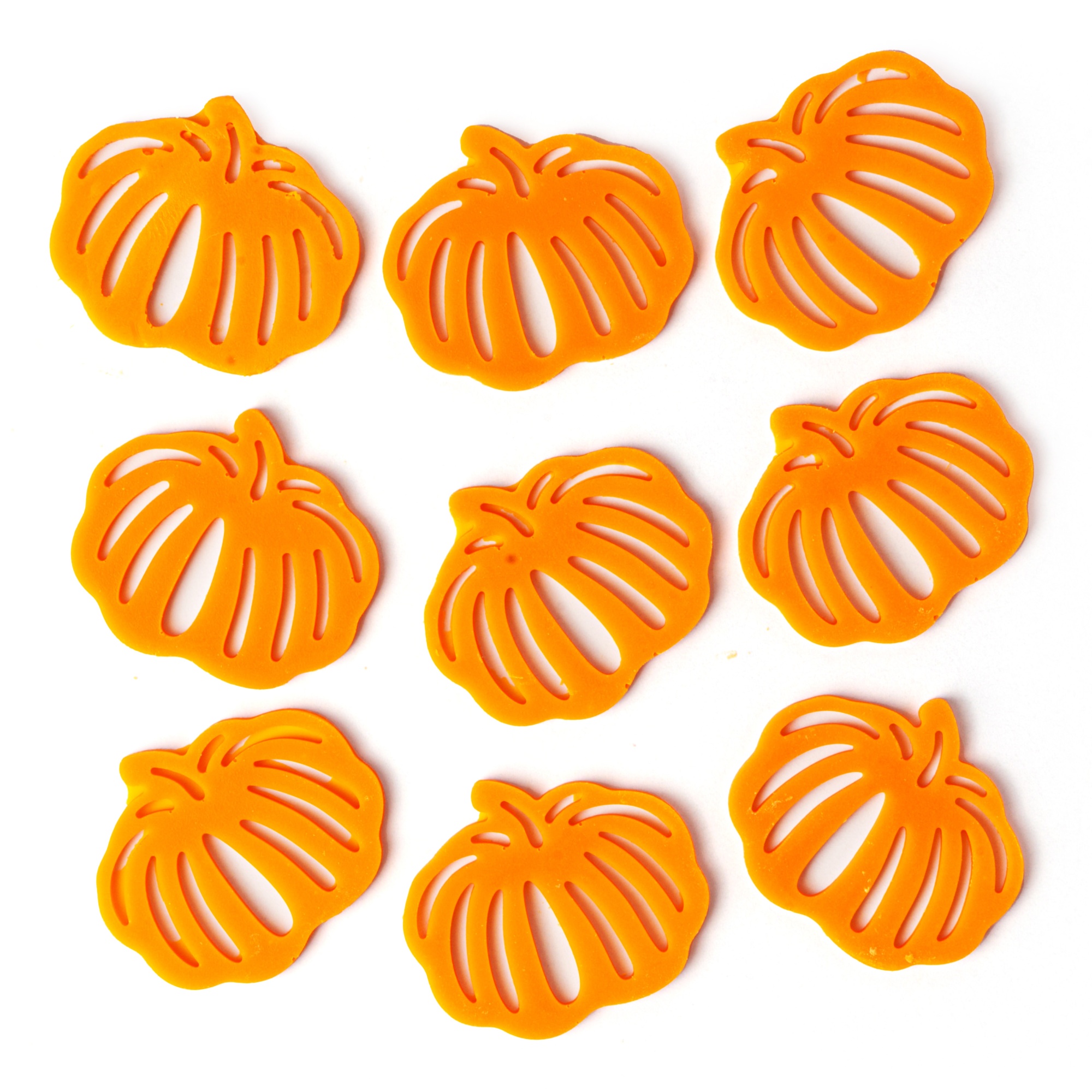 Шоколадный декор «Тыква кружевная», Dobla, Вьетнам, 9 шт. (с повреждением)  | Фото — Магазин Andy Chef  1