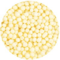 Шоколадные хрустящие шарики белые, ﻿KATSAN, Турция, 50 г (срок годности до 07.04.2025)