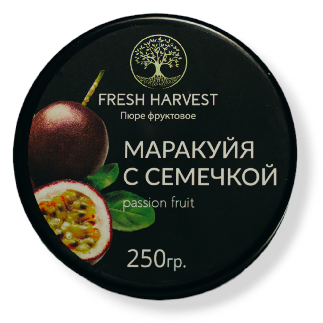 Пюре замороженное Маракуйя с косточкой, Fresh Harvest, Россия, 250 г