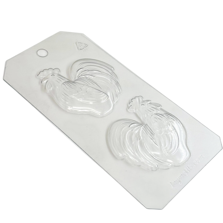 Форма для шоколада «Петушок» пластиковая 9х8,5х1 см  | Фото — Магазин Andy Chef  1