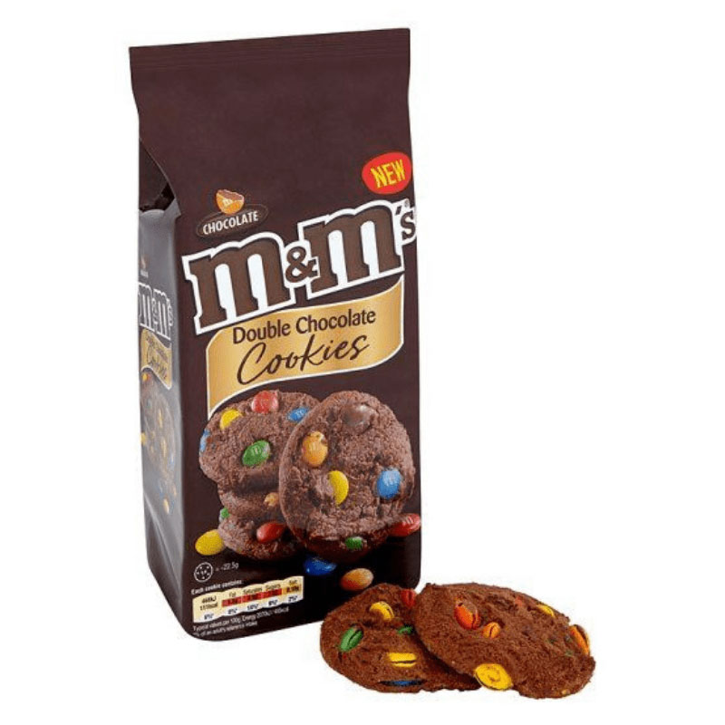 Печенье M&M'S Double Chocolate Cookies, Великобритания, 180 г  | Фото — Магазин Andy Chef  1