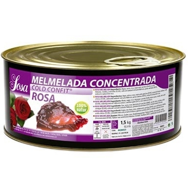 Паста концентрированная Роза, Sosa, Испания, 1,5 кг  | Фото — Магазин Andy Chef  1