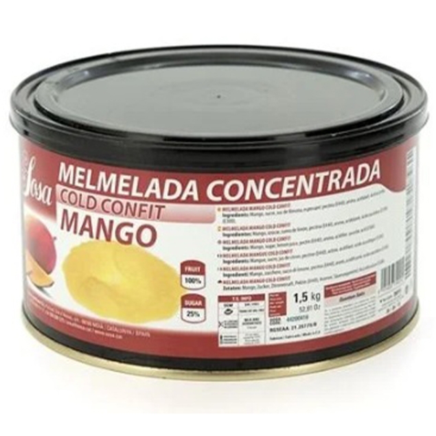 Паста концентрированная Манго, Sosa, Испания, 1,5 кг  | Фото — Магазин Andy Chef  1