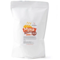 Мука пшеничная с повышенным содержанием белка 15,5%, Две Морковки, 2 кг (срок годности до 14.02.2026)